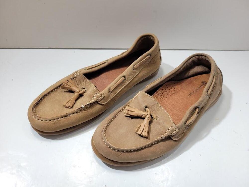 Corkies Shoes Womens Size 8 Tan Tassel Loafer Moccasin Slip On Driving Comfort
